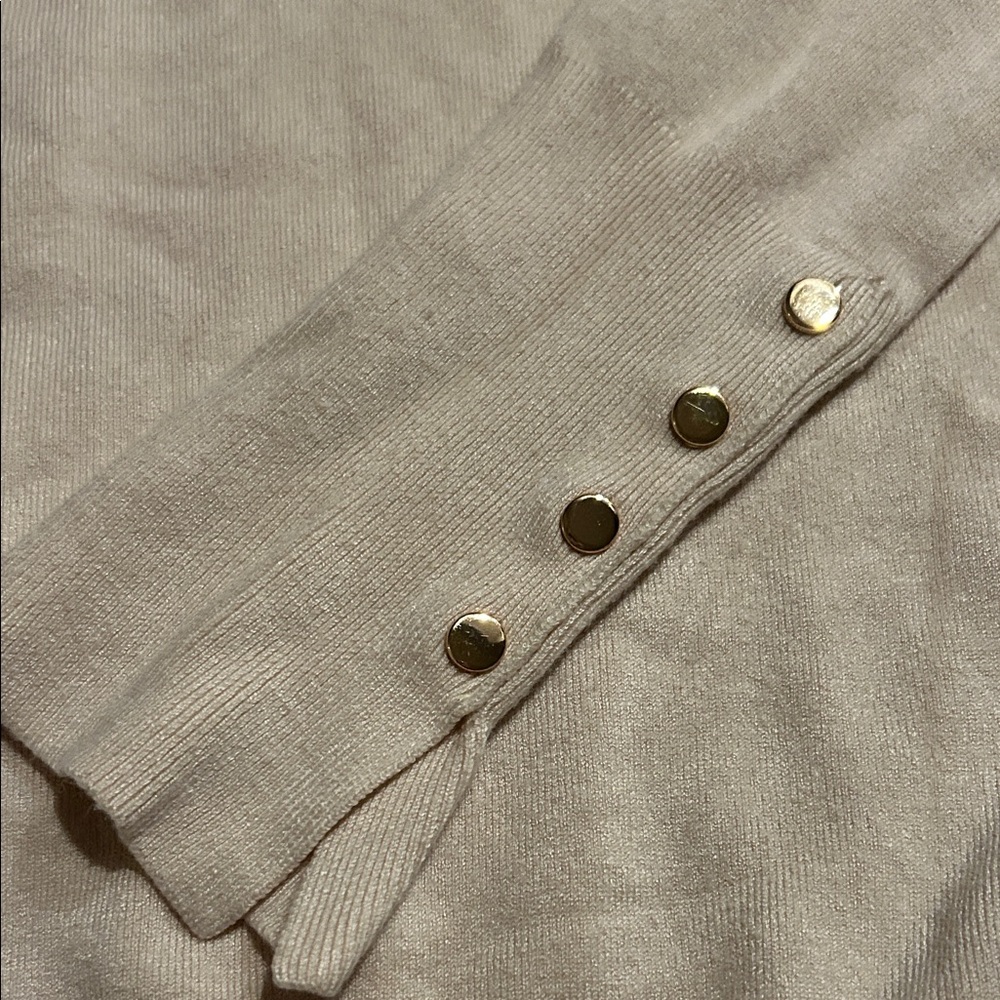 Zara Cream Turtleneck Sweater - Picture 3 of 9